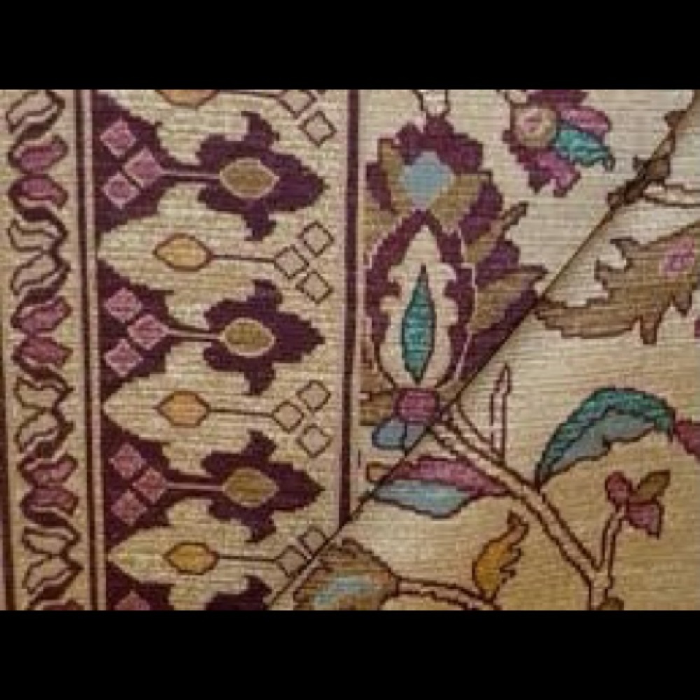 6 yards Ralph Lauren Bohemian Melstone Rug Umber Fabric - Picture 11 of 17